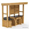 Picture of Oliver Outdoor Kitchen and Bar Station with Pergola