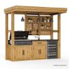 Picture of Oliver Outdoor Kitchen and Bar Station with Pergola