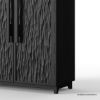 Picture of Macklin Solid Wood Armoire Wardrobe with Shelves
