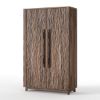Picture of Macklin Solid Wood Armoire Wardrobe with Shelves