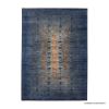 Picture of Bowmanville Geometric Abrash Finish Hand Knotted Blue Area Rug