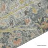 Picture of Coaticook Hand-Knotted Wool & Silk Light Grey Rug