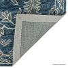 Picture of Clairlea Royal Blue Traditional Hand Tufted Wool Rug
