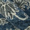 Picture of Clairlea Royal Blue Traditional Hand Tufted Wool Rug