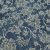 Picture of Clairlea Royal Blue Traditional Hand Tufted Wool Rug