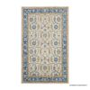 Picture of Huron Oushak Style Blue and Gold Floral Trellis Rug