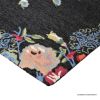 Picture of Leslieville New Zealand Wool Oriental Black Floral Carpet Rug