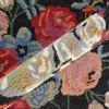 Picture of Leslieville New Zealand Wool Oriental Black Floral Carpet Rug