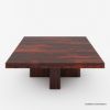 Picture of Dallas Ranch Solid Wood Pedestal Square Dining Room Table