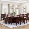 Picture of Dallas Ranch Solid Wood Pedestal Square Dining Room Table