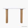 Picture of Nelson Marble Top Modern Console Table for Entryway
