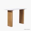 Picture of Nelson Marble Top Modern Console Table for Entryway