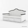 Picture of Girona Farmhouse Daybed with Trundle Storage