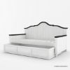 Picture of Girona Farmhouse Daybed with Trundle Storage