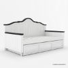 Picture of Girona Farmhouse Daybed with Trundle Storage