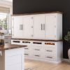 Picture of Milton Two Tone White Kitchen Pantry Storage Cabinet