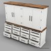 Picture of Milton Two Tone White Kitchen Pantry Storage Cabinet