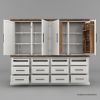 Picture of Milton Two Tone White Kitchen Pantry Storage Cabinet