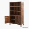 Picture of Blainville Rugged 5 Tier Bookcase with Cabinet Base