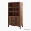 Picture of Blainville Rugged 5 Tier Bookcase with Cabinet Base