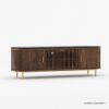 Picture of Mirabel Mid-Century Modern Media Console with Marble Top (65")