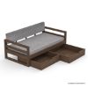 Picture of  Kenora Solid Wood Upholstered Daybed with Storage