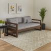 Picture of Kenora Rustic Solid Wood Upholstered Daybed