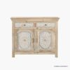 Picture of Airdrie Mango Wood Hand Carved Accent Storage with Drawers