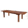 Picture of Cariboo Solid Wood Rustic Extendable Dining Table with Leaves