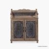 Picture of Taber Ornate Hand Carved 2 Door Accent Storage Cabinet