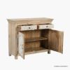 Picture of Airdrie Mango Wood Hand Carved Accent Storage with Drawers