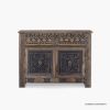 Picture of Amherst Ornate Hand Carved Accent Storage Cabinet with Drawers
