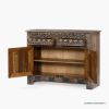 Picture of Amherst Ornate Hand Carved Accent Storage Cabinet with Drawers
