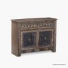 Picture of Amherst Ornate Hand Carved Accent Storage Cabinet with Drawers