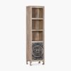 Picture of Amesbury Tall Slim Bookcase with Drawers on Bottom