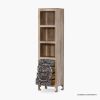 Picture of Amesbury Tall Slim Bookcase with Drawers on Bottom
