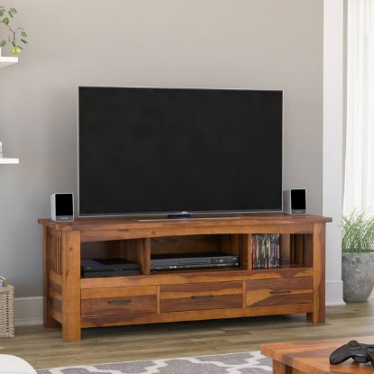 Jeddito Mission Solid Wood TV Stand With Drawers (60")