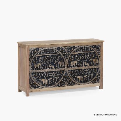 Picture of Cliffcrest Hand Carved Rustic Dresser with 8 Drawers