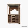 Picture of Parkdale Ornate Carved Traditional Tiki Bar Cabinet