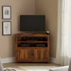 Contemporary Corner TV Stand with Cabinet Storage (39"/ 48")