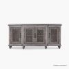 Picture of Greektown Distressed Solid Wood Sideboard Buffet Cabinet