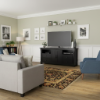 Brimson Black Solid Wood Media Console with Drawers (50" - 85")