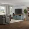 Angleton Farmhouse Solid Wood Media Console Cabinet (70")
