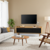 Prattville Mid-Century Modern Media Console Cabinets (63)
