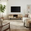 Acton Industrial Mid-Century Media Console with 6 Drawers (60")