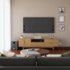 Palermo Mid-Century Modern Teak Wood TV Stand (70")