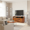 Brocton Modern Solid Wood Media Console with Storage (54")