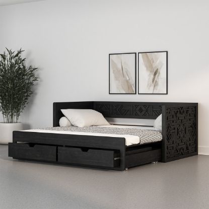 Picture of Sackville Egyptian Maze Twin to King Extendable Daybed