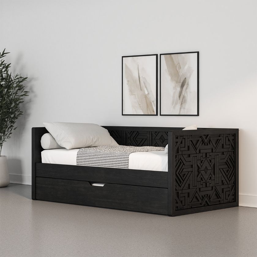 Picture of Sackville Egyptian Maze Daybed with Trundle