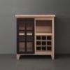 Picture of Ottawa Fluted Glass Door Accent Storage Cabinet